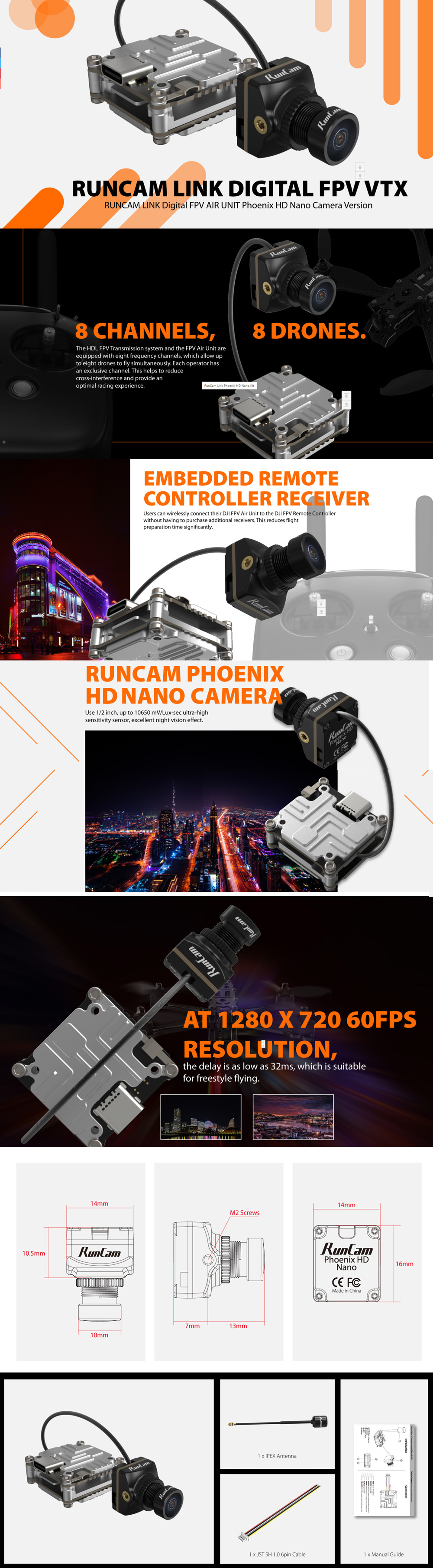 RunCam-Link-Phoenix-HD-Nano-FPV-Camera-Kit-Info